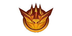 Sticker Phoenix Blazon Gold